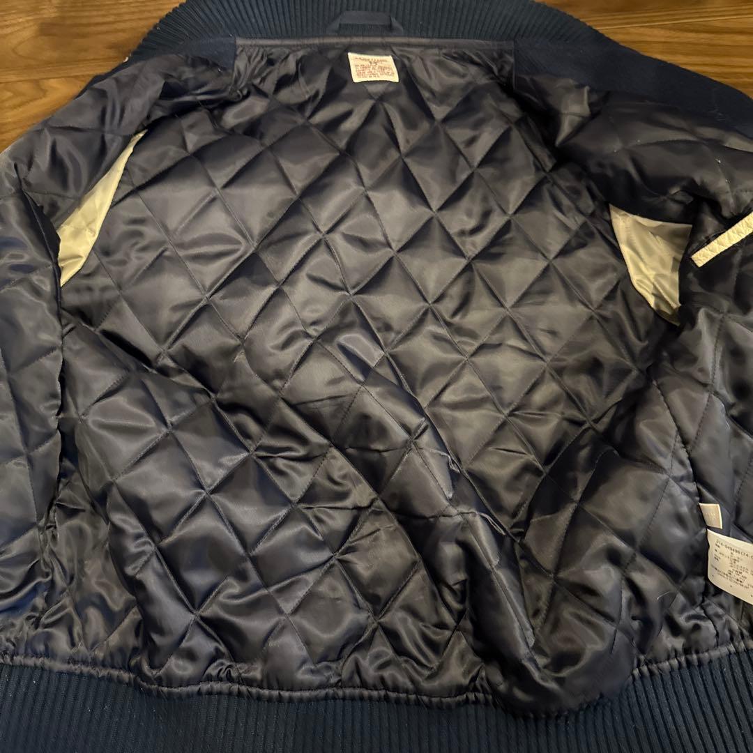 ユニクロ/New York Yankees スタジャン ネイビー×ホワイト/牛皮 - メルカリ