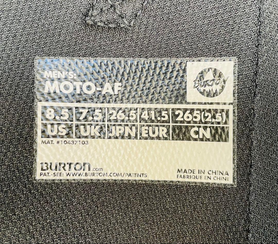 【うじじ】 BURTON MOTO 26.5cm