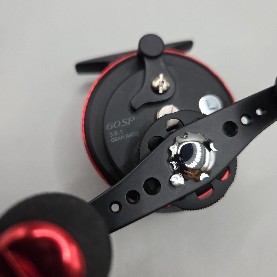 SHIMANO セイハコウ 60SP チヌ・石鯛 左巻リール 収納ケース付