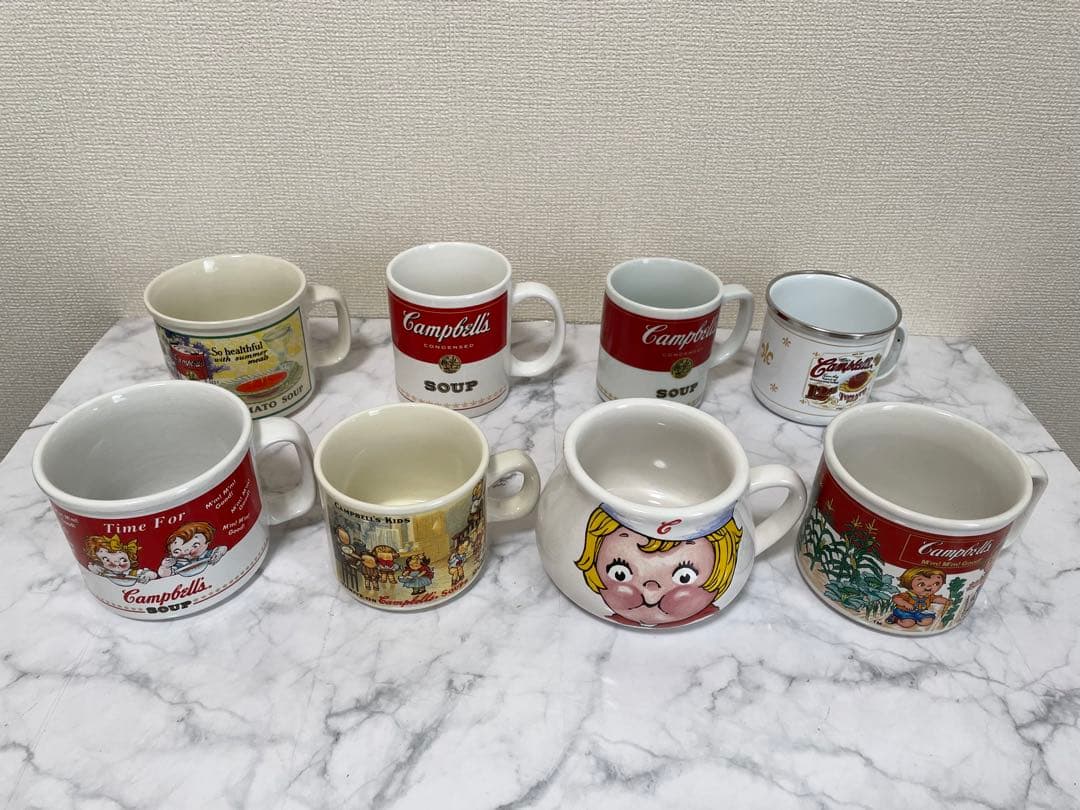 キャンベルスープ スープカップ 8個セット カルディ限定「キャンベルスープカップセット」発売、コーンポタージュ