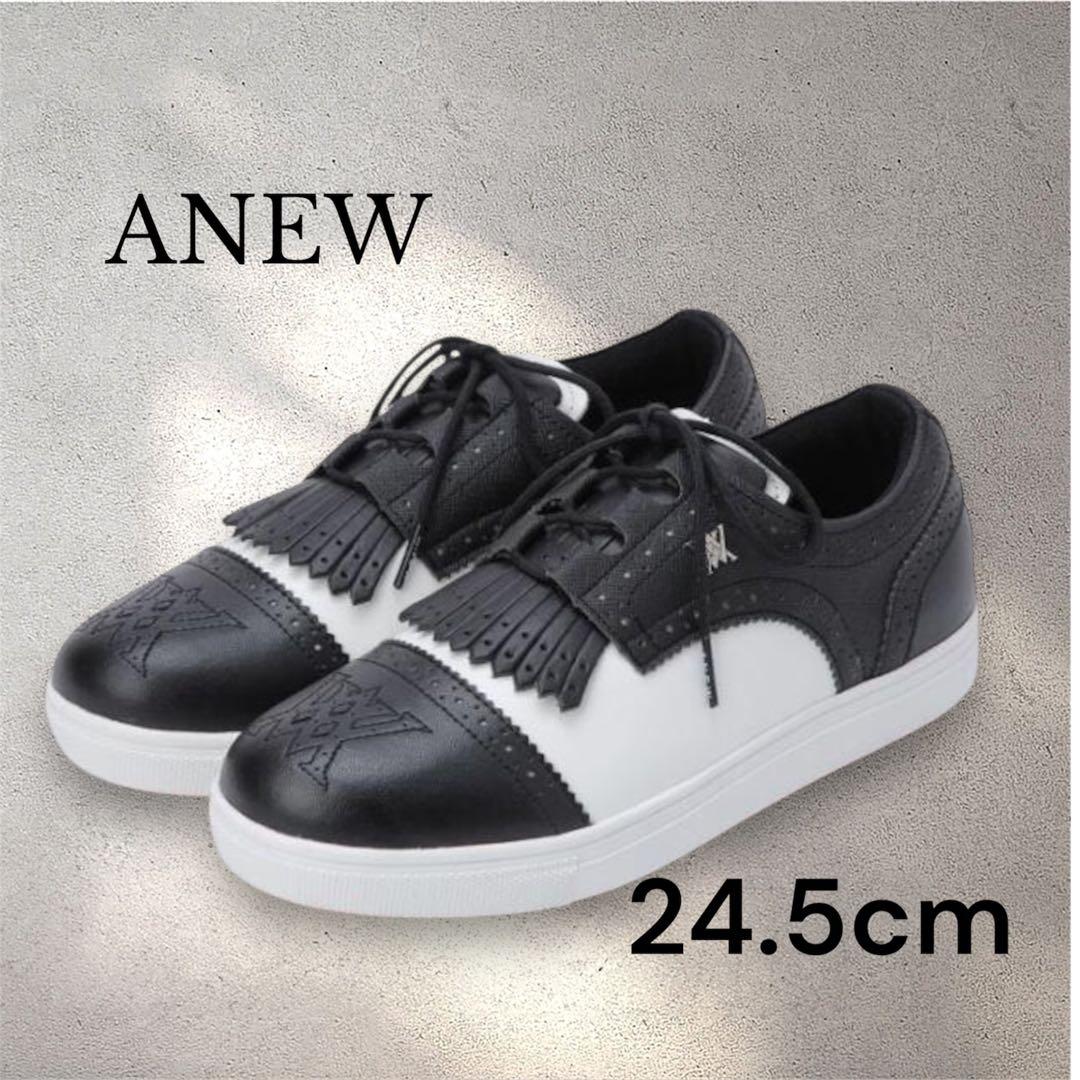 新品タグ付き❤️ゴルフシューズ⭐️24.5cm ❤️ANEWゴルフ