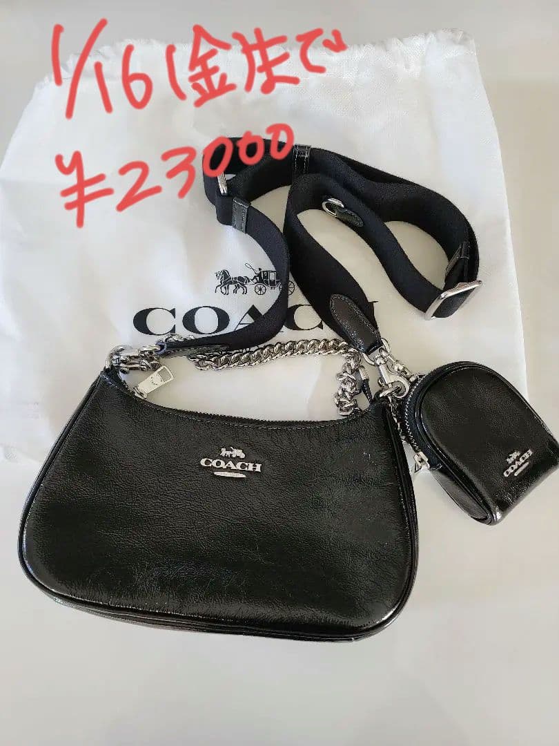 新品COACHショルダーバッグ COACH（コーチ） 国内発送 バッグ レディース ショルダーバッグ