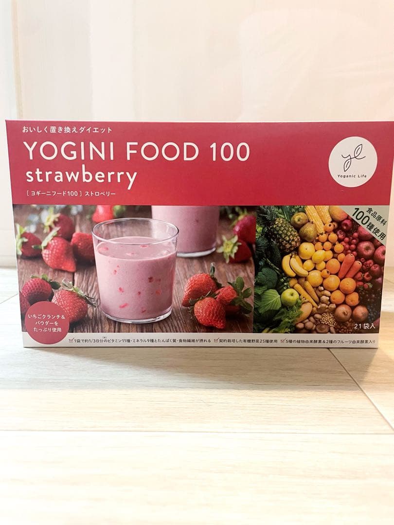 YOGINI FOOD 100 strawberry 21袋入り