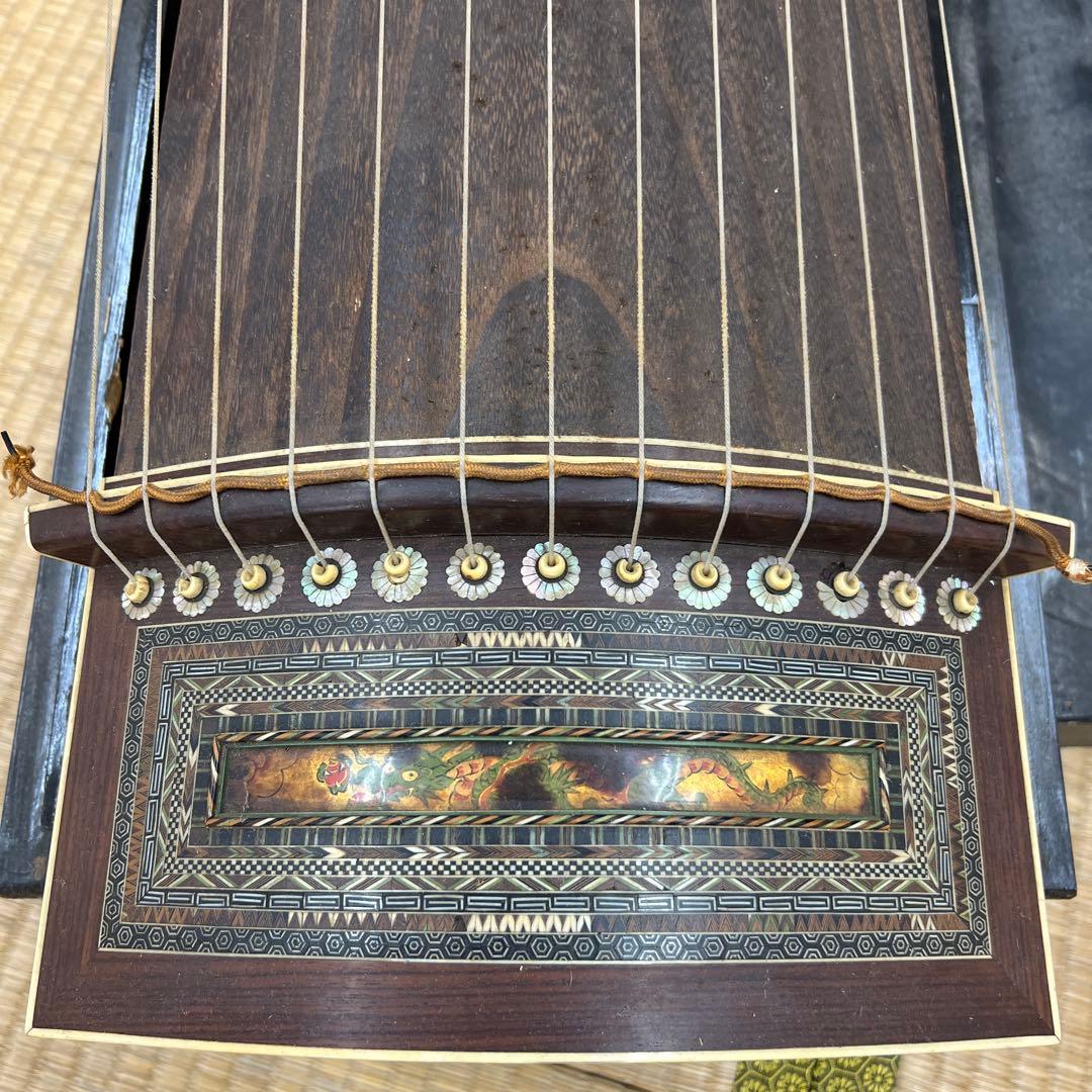 鼈甲入お琴 長さ約192㎝ 箱付 東Y7-1219☆2F