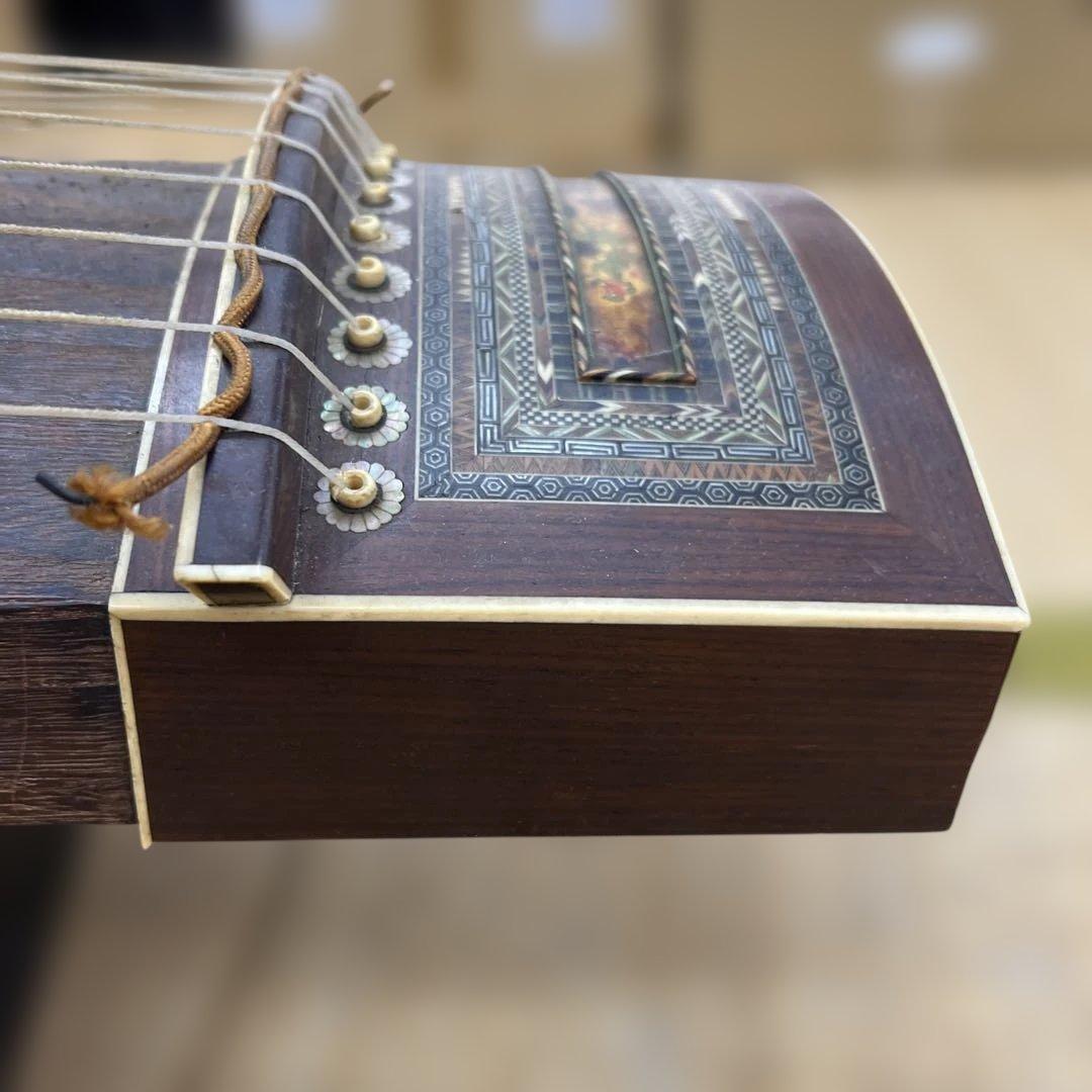 鼈甲入お琴 長さ約192㎝ 箱付 東Y7-1219☆2F