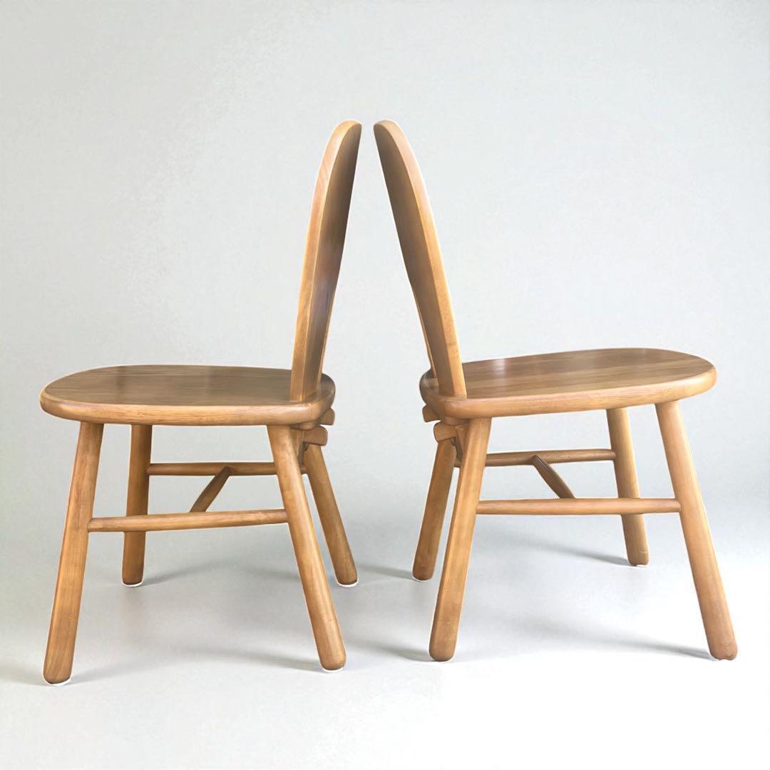 Karimoku カリモク家具 ウッドチェア ダイニングチェア 2脚セット