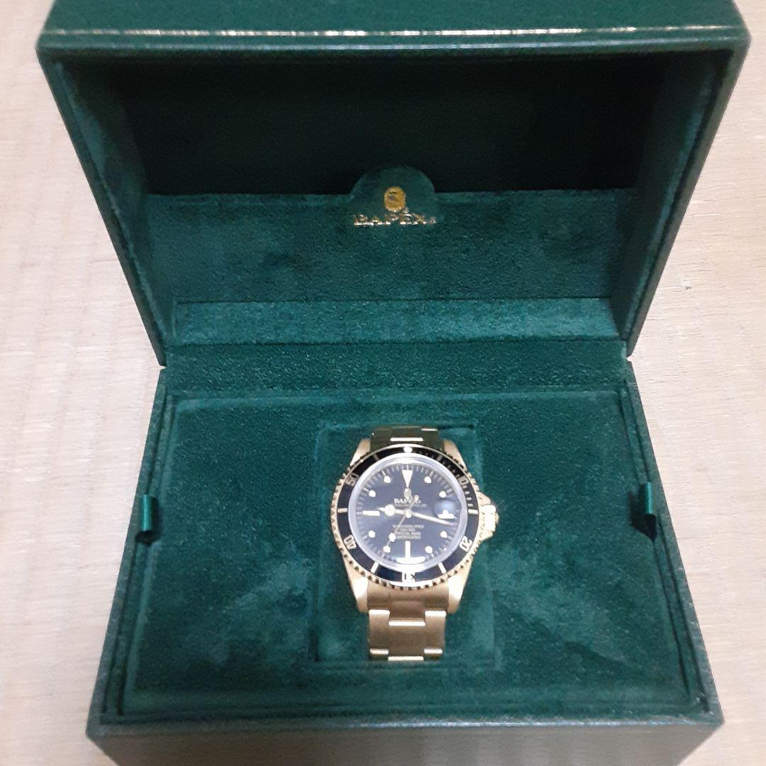 BapeX 金黒 自動巻き 時計 TYPE 1 BAPEX® BLACK / GOLD＆SILVER | bape.com