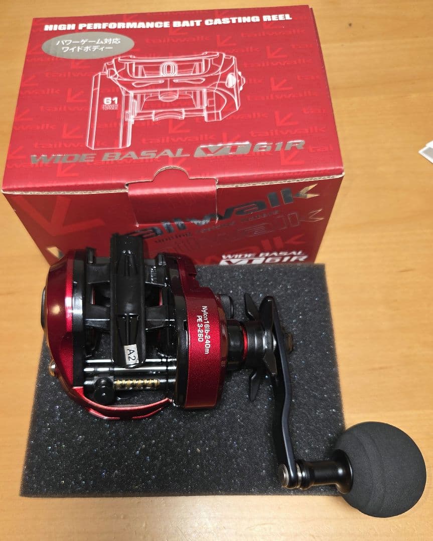 tailwalk WIDE BASAL VT 61R ベイトリール 新品 右巻き