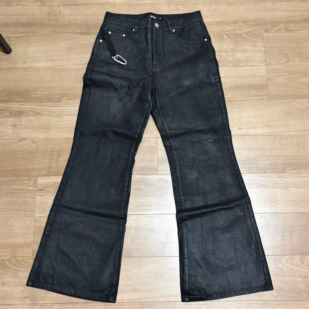 goar.archive strapped pants L フレアデニム - メルカリ