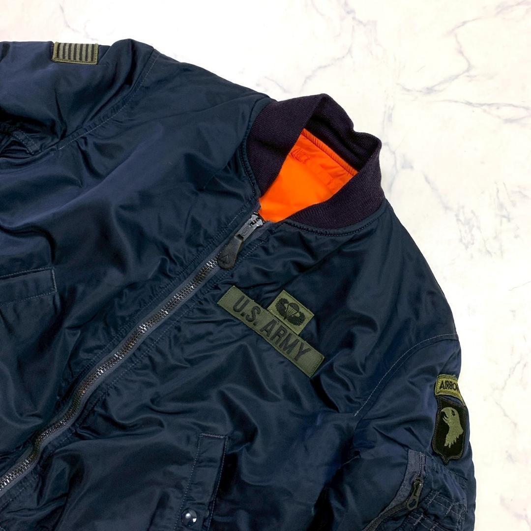 美品☆USA製 1968年復刻 アルファ MA-1 68モデル S D700 アウ