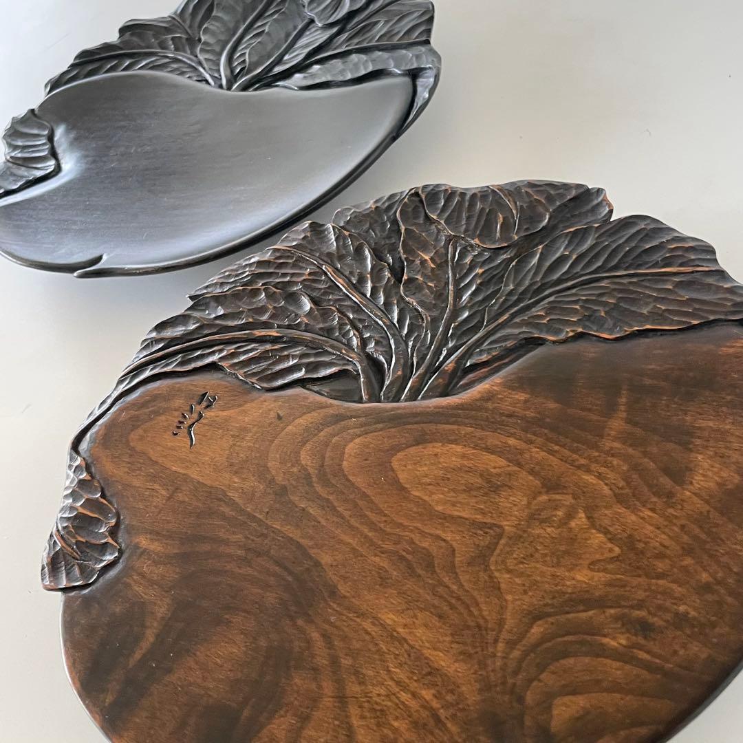 《草木彫》川添日記 かぶ菓子皿 百年うつわ 神様からの贈りもの