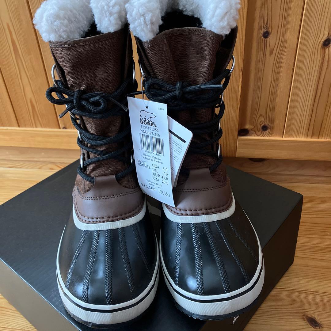 ichiyoshi様 専用 新品 SOREL 26センチ スノーブーツ ブラウンの通販