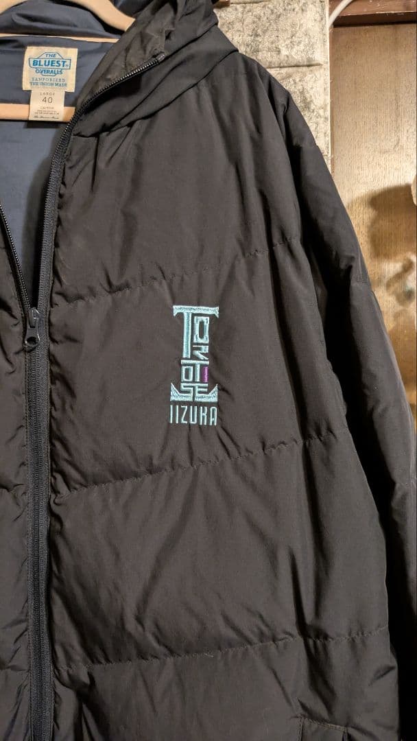 飯塚高校サッカー THE BLUEST OVERALLS ベンチコート L