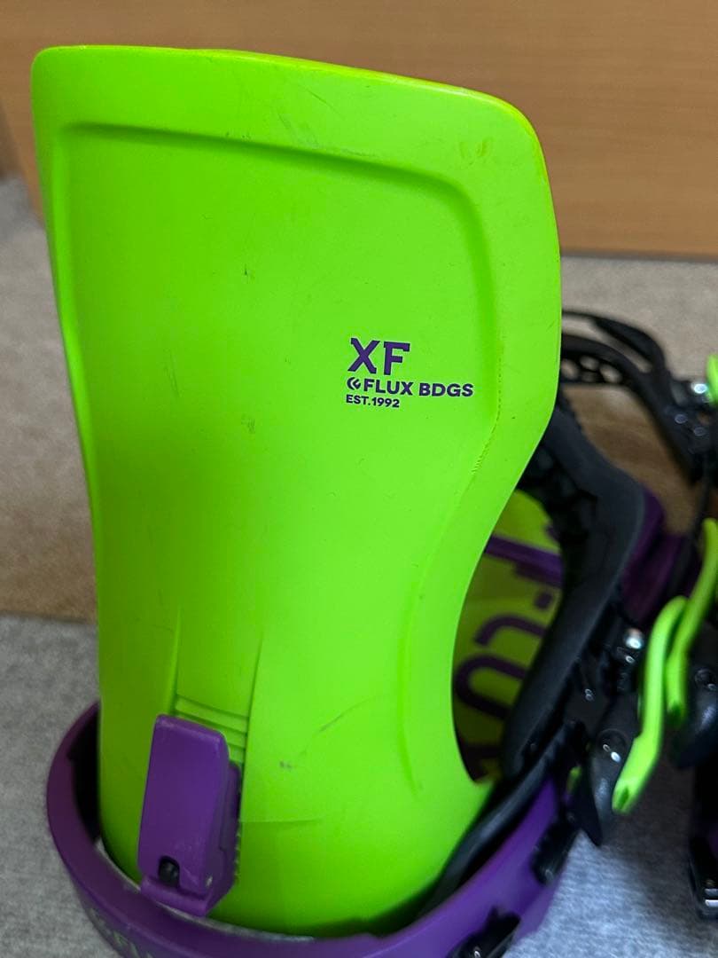22-23 FLUX XF ビンディング Mサイズ グリーン/パープル 15回程 FLUX