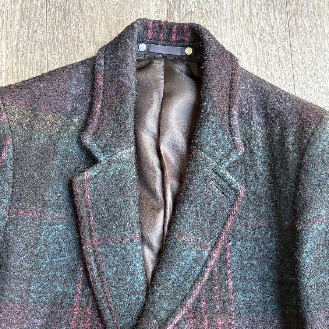 PS Paul Smith チェスターコート ロング丈 チェック柄 サイズM - メルカリ