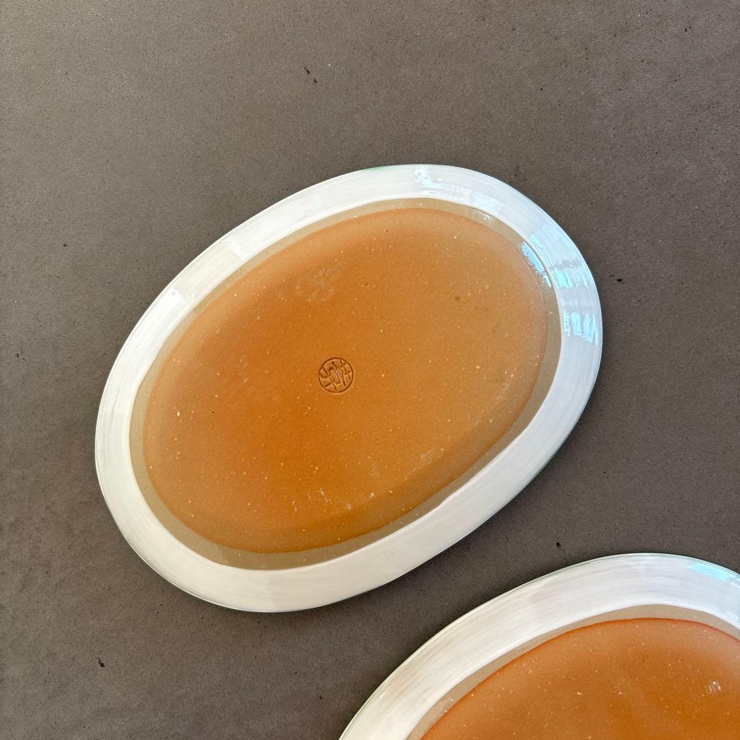 《ほぼ新品》美品　陶あん　京焼　清水焼　銘々皿　福寿草　色絵付け　陶葊　皿