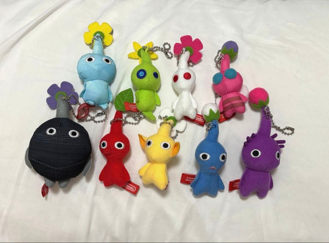 任天堂 ピクミン4 ぬいぐるみ ストラップセット 全種 マスコット 任天堂 ピクミン4 ぬいぐるみ ストラップセット 全種 マスコット
