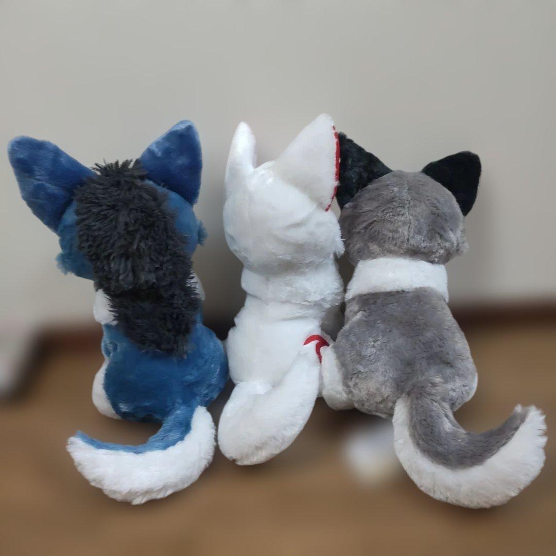 アマテラスのオオカミウルトラBIGぬいぐるみ全3種～テル＆ラックル