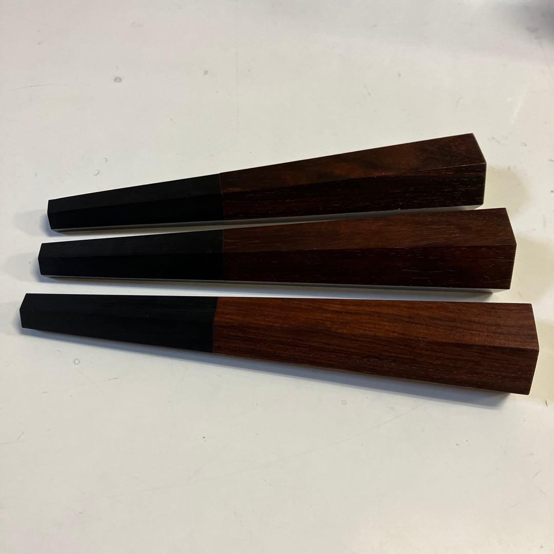 カ*☆様 【新品美品】 津軽三味線用　紅木本黒壇　糸巻き(素六、8.5分)未削 楽天市場】【 朧 エアブラシ 糸巻 （青・赤）〈素六〉8.5 (仕込み込