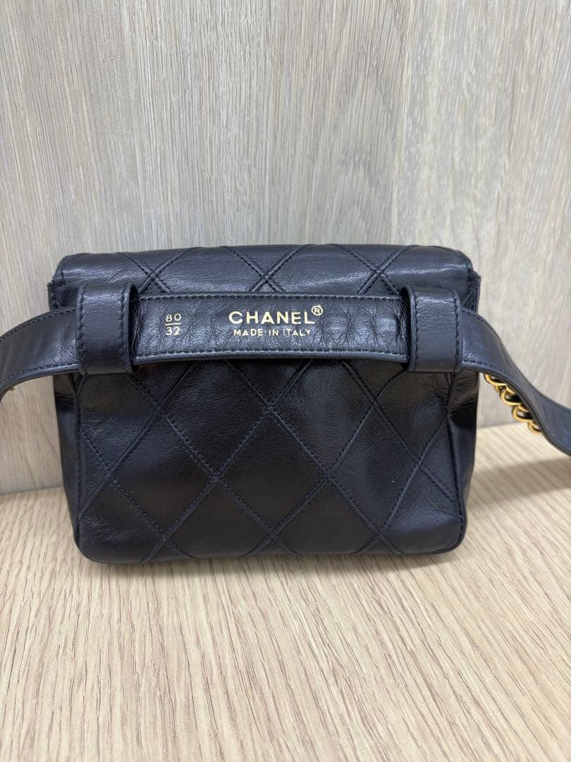 CHANELシャネルマトラッセウエストポーチビコローレ80/32-最新モデル