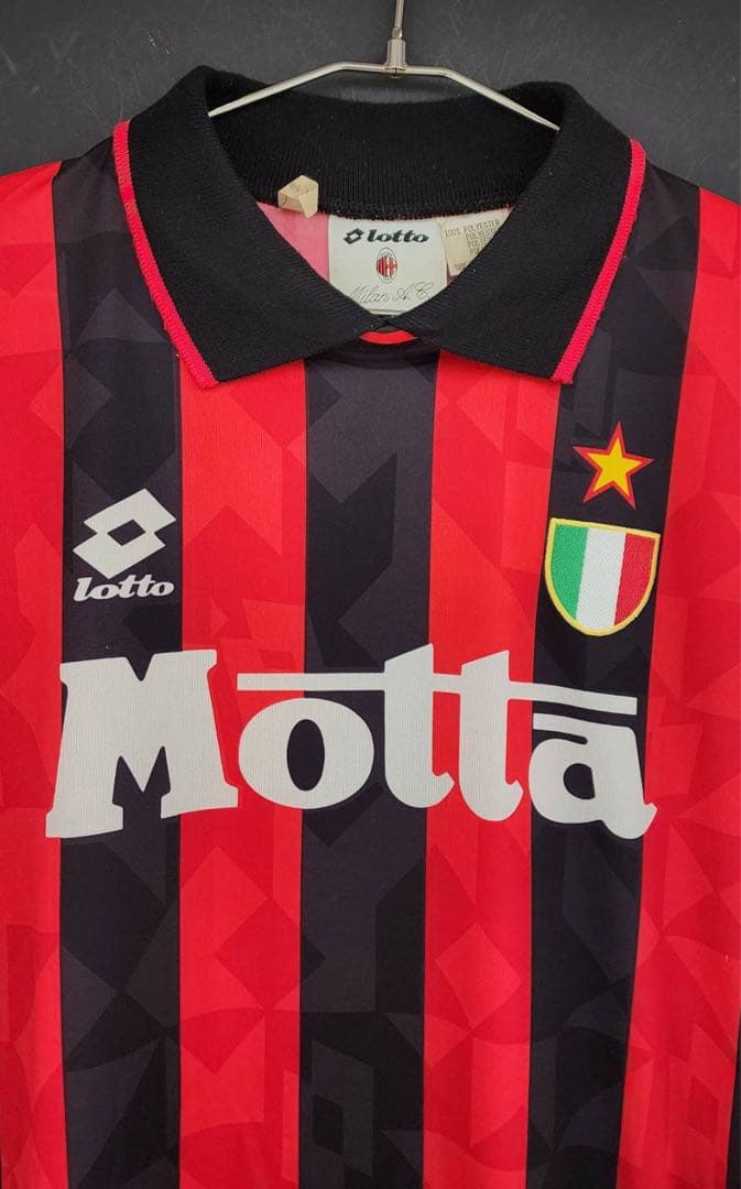 幻当時物ACミラン長袖ユニフォーム94年ロットイタリア製