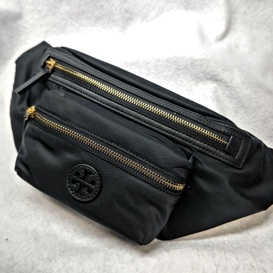 新品 TORY BURCH トリーバーチ ウエストポーチナ イロン 黒