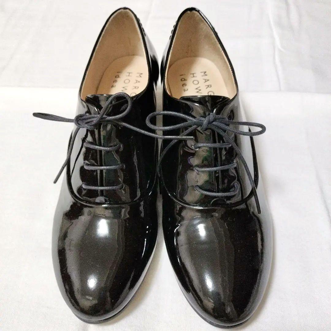 MARGARET HOWELL ideaレースアップシューズ エナメル 23cm