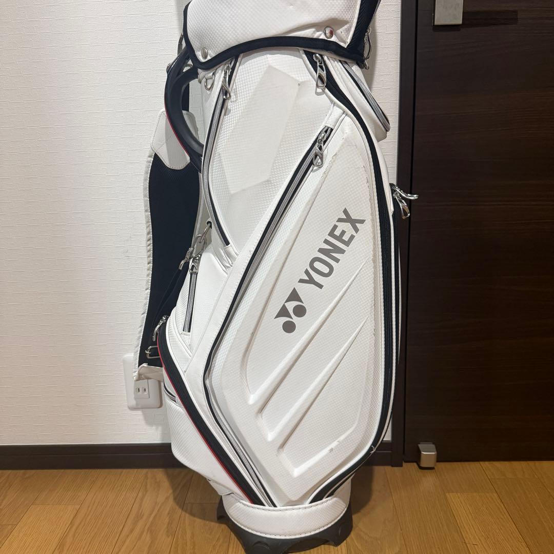 YONEX EZONE キャディバッグ ゴルフバッグ ホワイト 2023042801v_1.jpg