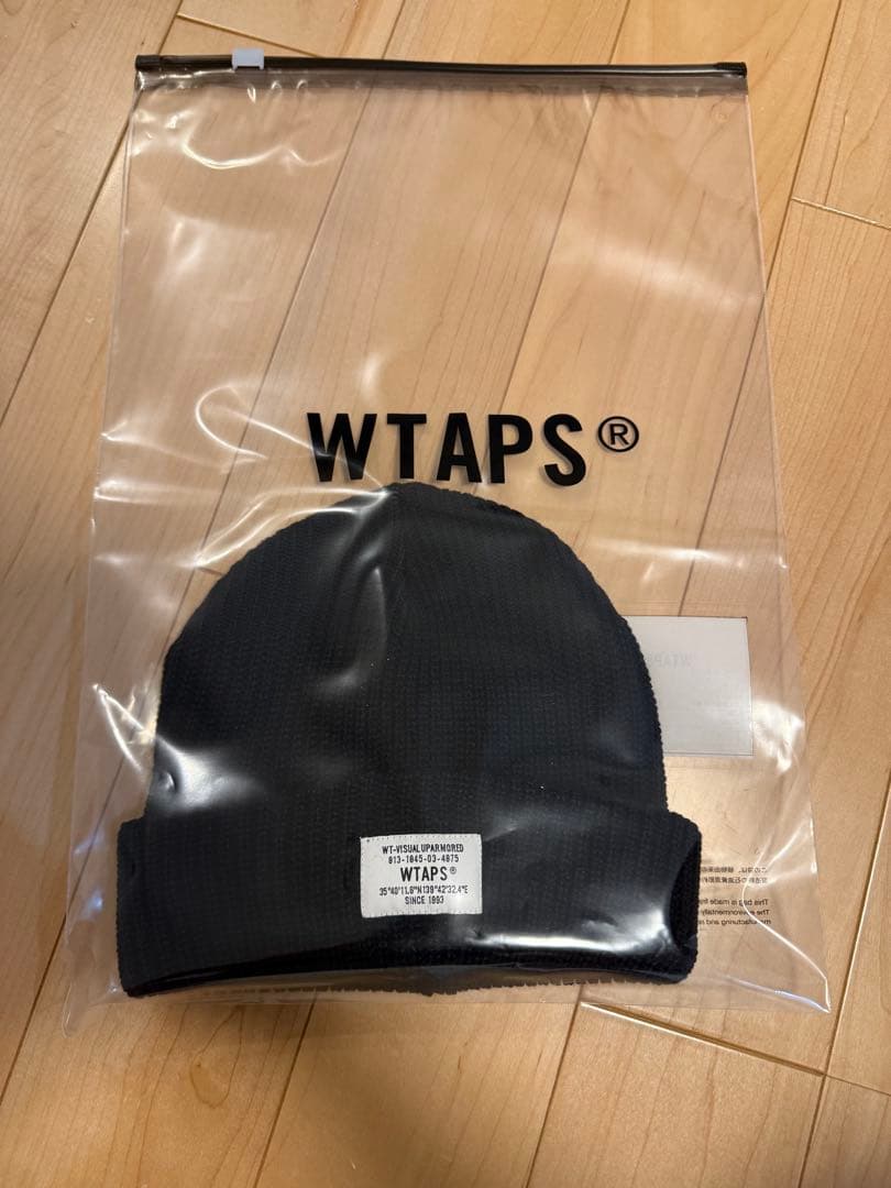 WTAPS ブラック 新作　ニット帽 F 25aw 入手困難 WTAPS ブラック 新作 ニット帽 F 25aw 入手困難 WTAPS ブラック 新作