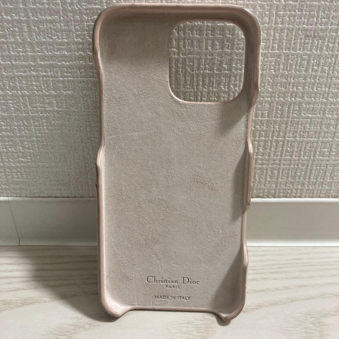 美品✨ Dior LADY DIOR iPhone16promaxケース ピンク