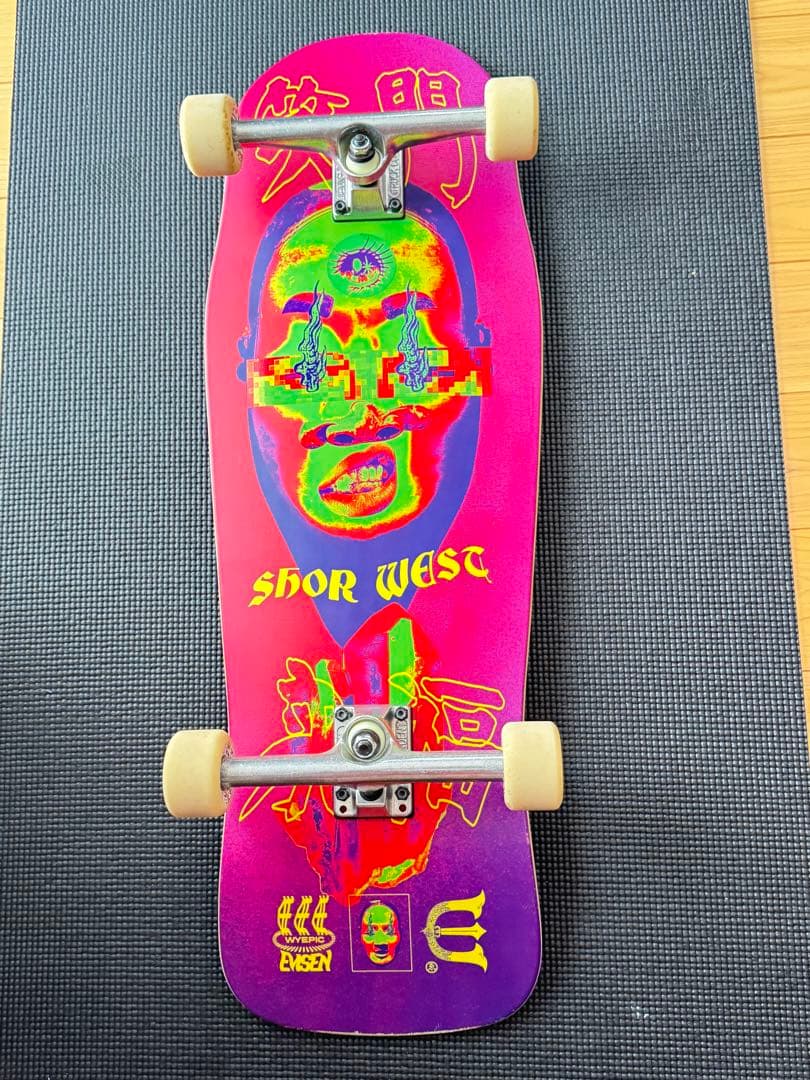 超希少エヴィセン evisen 新品椿柄 デッキ 百花繚乱