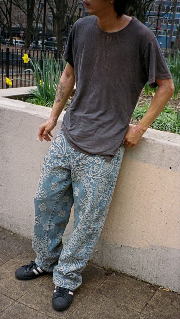 Supreme Bandana Jacquard Baggy Jean - メルカリ