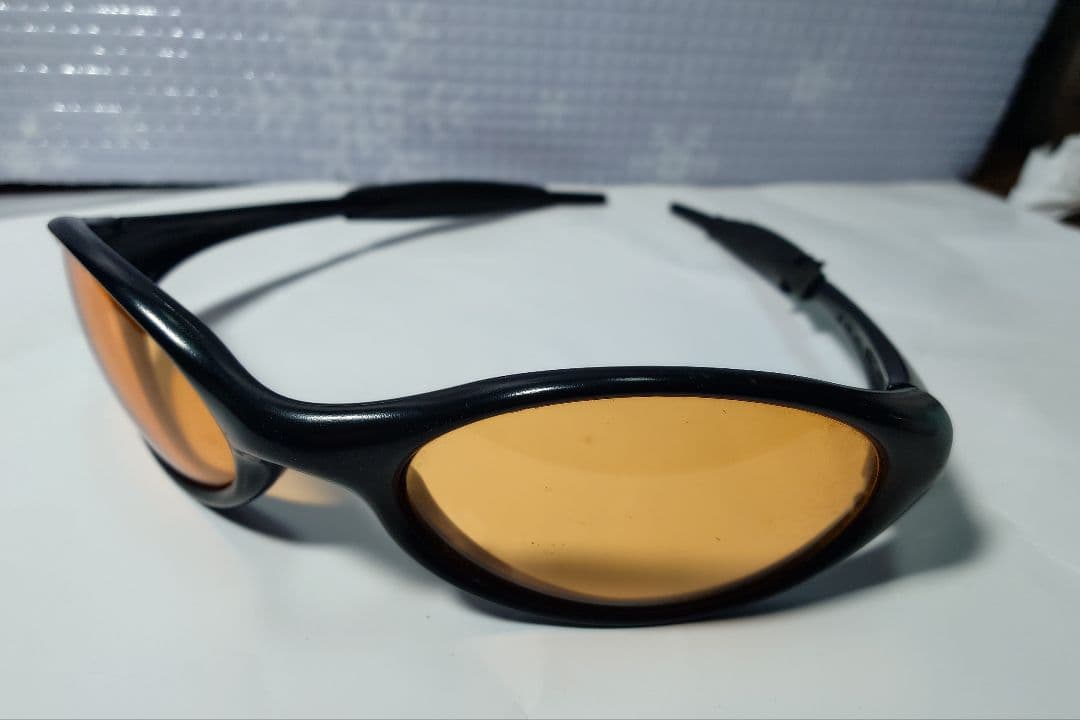 Oakley廃盤 アイジャケット ブラック/オレンジ vintage oakley straight jacket sunglasses black Orange Flames Fire