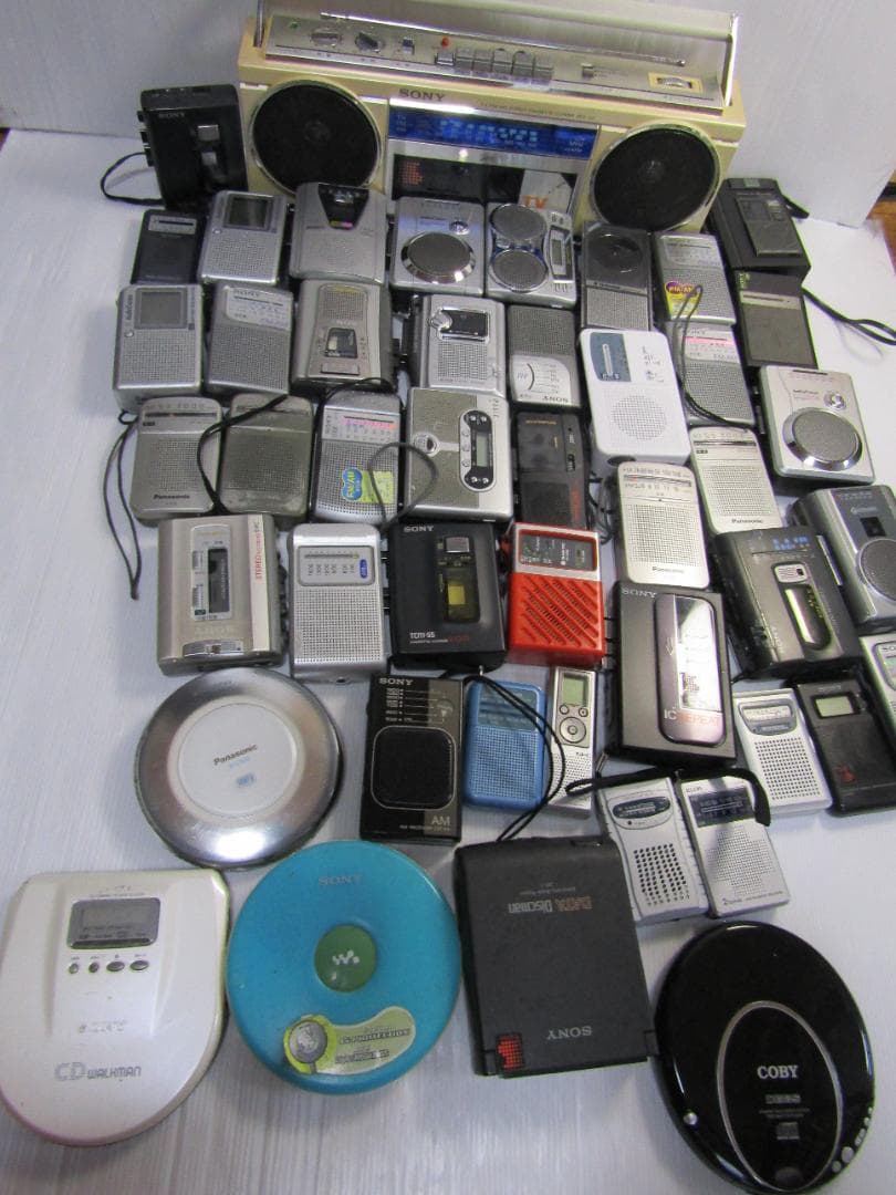 K0734 SONY/ PANASONIC...カセットプレーヤー 46個 K0734 SONY/ PANASONICカセットプレーヤー 46個 K0734 SONY