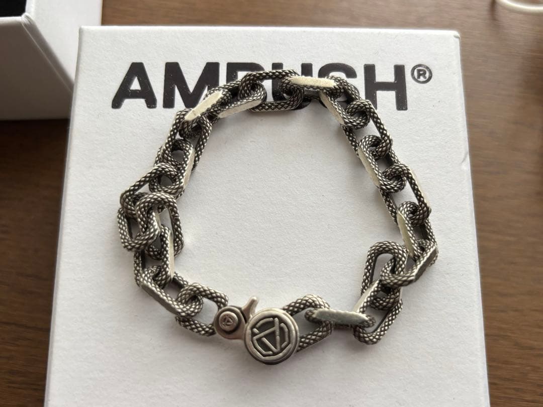 AMBUSH small textured chain ブレスレット AMBUSH/アンブッシュ】SMALL TEXTURED CHAIN BRACELET（ブレスレット