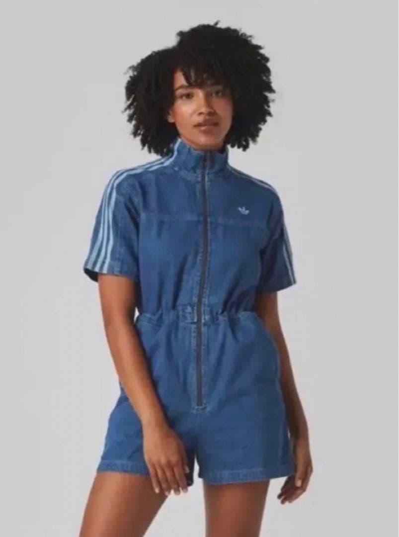 adidas デニムジャンプスーツ XLあのちゃん NiziU マヤ ちゃん着用