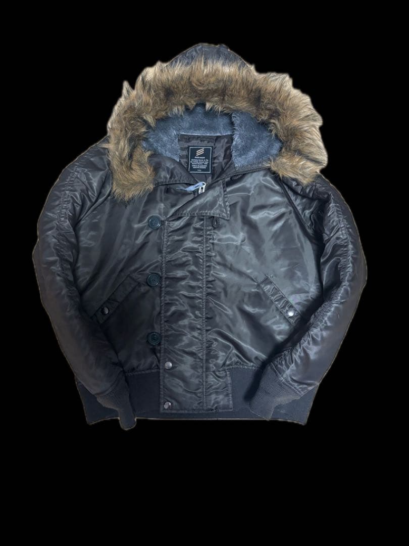 archive n2b ma1 ファー付きジャケット 短丈 - メルカリ