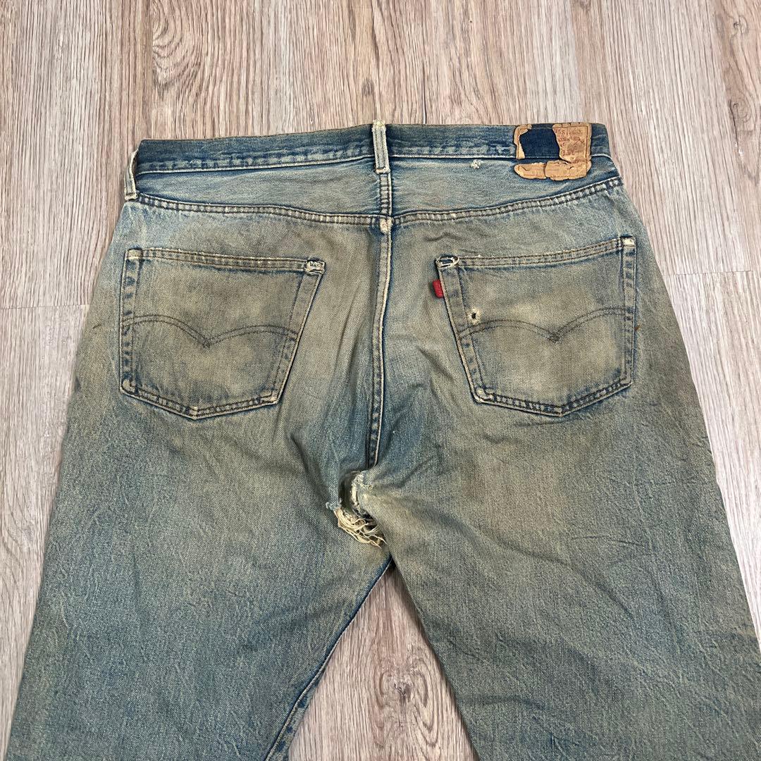 Levi's501デットストックストレートデニム ブルー【古着】W40