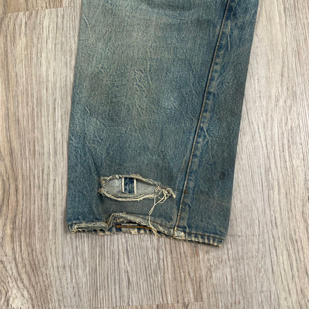 Levi's501デットストックストレートデニム ブルー【古着】W40