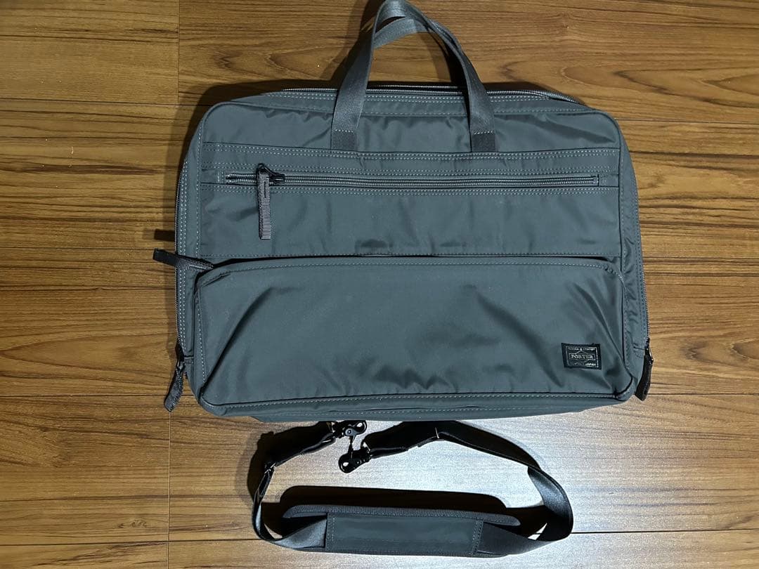 本日限定値下げ　PORTER ビジネスバッグ 2way グレーキャンバス 楽天市場】ポーター ステージ 2WAYブリーフケース(S) 620-07573 吉田