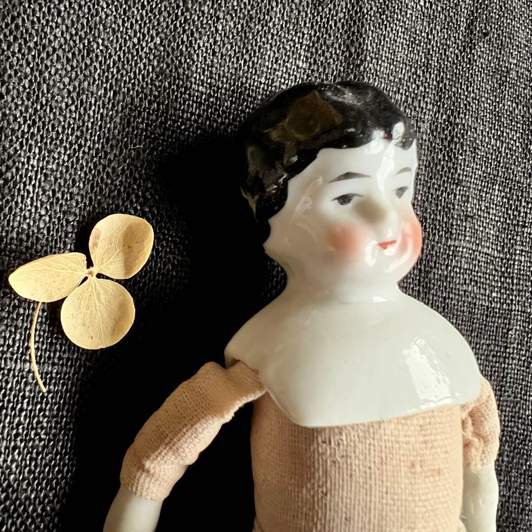 アンティーク チャイナヘッドドール タブリエ 16センチ アナベルおまけ