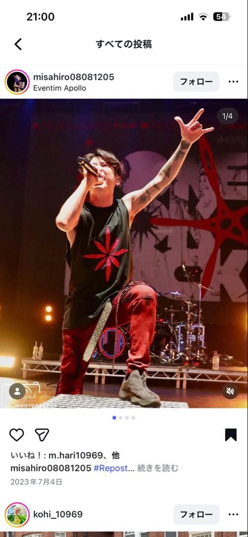 KUSIKOHC Taka着用　Tシャツ　サイズL フェイクレイヤード クルーネック半袖BIGTシャツ(M 01白): トップス