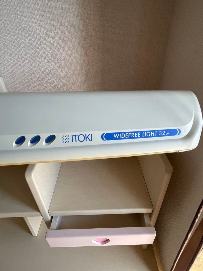 引き取り希望 イトーキ(ITOKI)学習机 フリーワン セット出品 ピンク