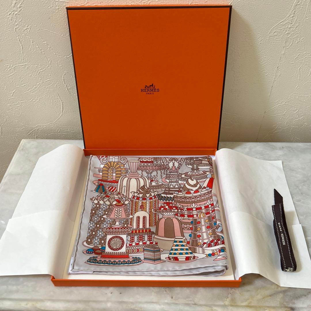 エルメス スカーフガヴロッシュ 45 パティスリー・フランセーズ - メルカリ