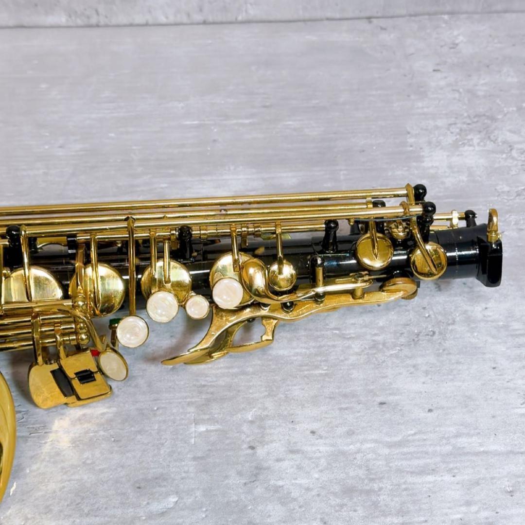 良品! アルトサックス 黒 ゴールド 管楽器 ノーブランド ケース - www