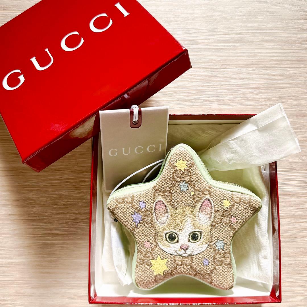 新品 ヒグチユウコ GUCCI キーチェーン ボリス 星型 ポーチ 日本限定