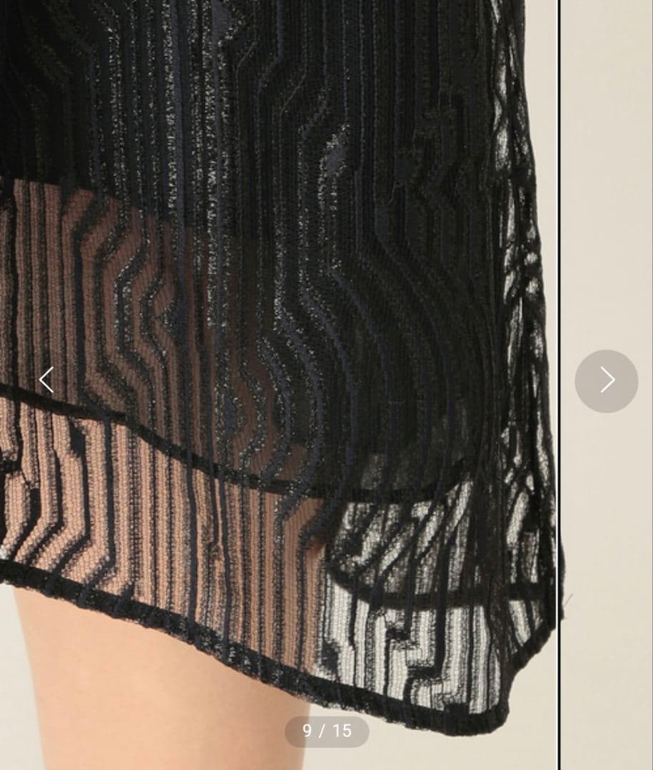 極美品エポカスカート☆エブール☆アンスリード☆シンメ☆マディソン