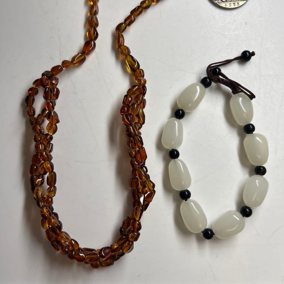 白砡 オパール ネックレス 指輪 東キ8-0207☆2F - メルカリ