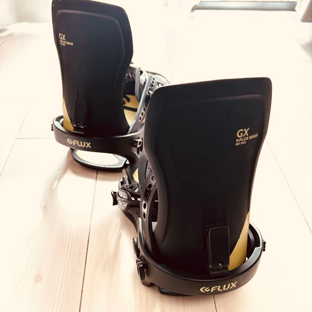 FLUX GX スノーボードビンディング ブラック/イエロー FLUX GX スノーボードビンディング ブラック/イエロー FLUX BINDINGS