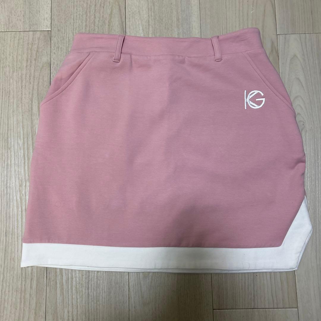 最終値下げ❗️キスオンザグリーン ロゴ入りピンクセットアップ 新品